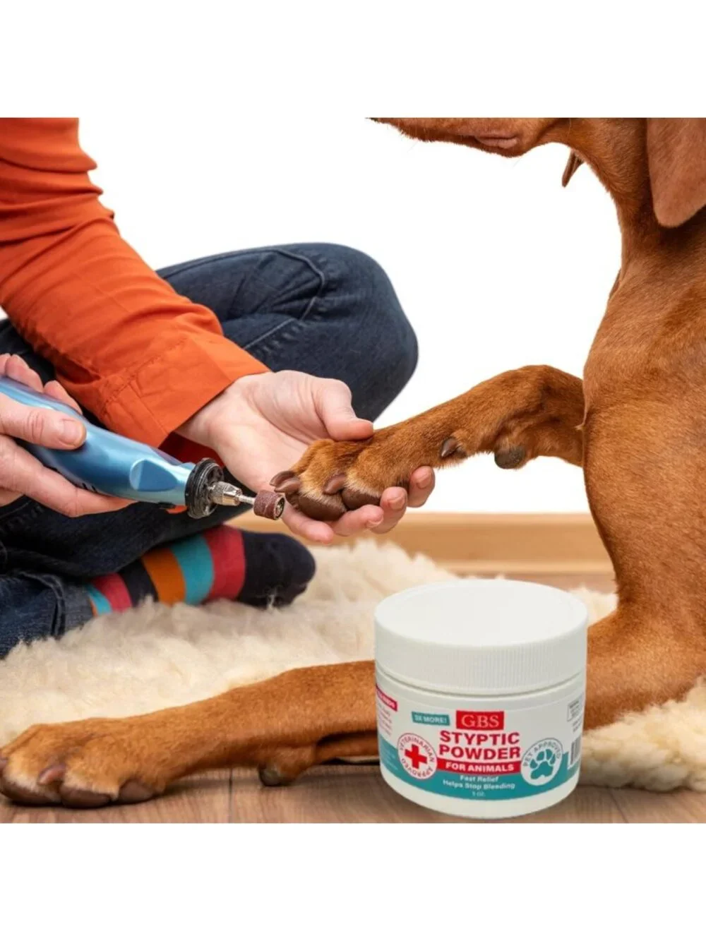 5 oz Pet Styptic Powder for Quick Blood Clotting - First Aid for Dogs, Cats